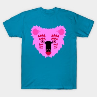 Koala Bear Face, bright pink T-Shirt